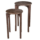 Side Table Dark Travertine - GGI-50741 LS DT S/2  - NEW !!