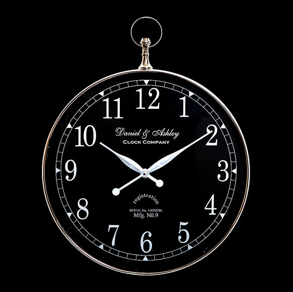 Daniel & Ashley Wall Clock 60cm - GH-103 LB