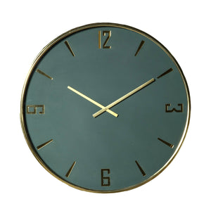 Wall Clock Green M 61cm- GGI-15390422 GRM -  NEW !!