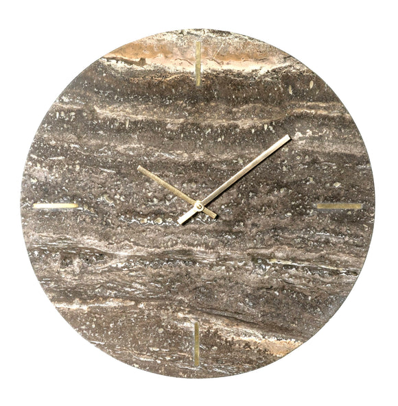 Wall Clock Travertine 41cm - GGI-40626 DTM