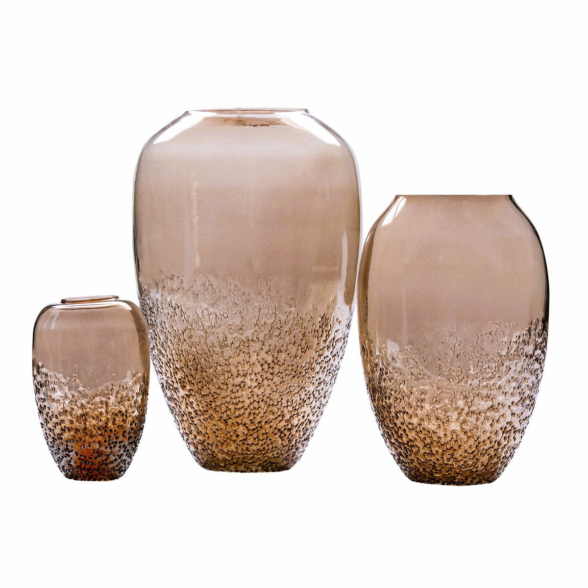 Indi Vase Glass large - JK-10712 CBRX – J & K Imports