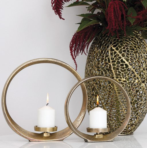 Circle Candle Stand 1649 SBR - Back in Stock !!