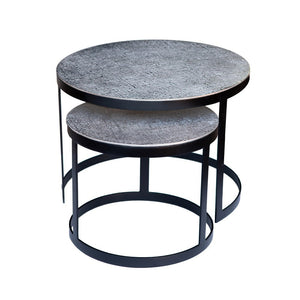 Jute Nickel Side table S/2 - GH-278 Jute N - Limited stock available !