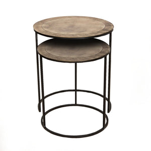 Philip Side table Br S/2 - GH-349 BR  - Back in stock !!