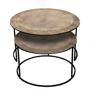 Philip Coffee table Br S/2  GH-302 BR