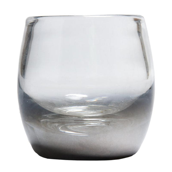 Glass T-Light Silver 10cm - F-11015 S