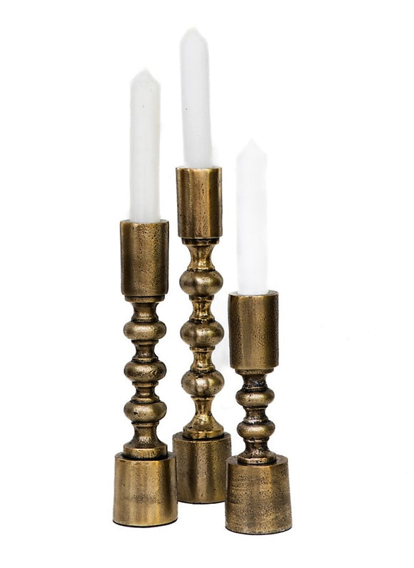 Ripple Candle holder L Brass - JK-7202 A